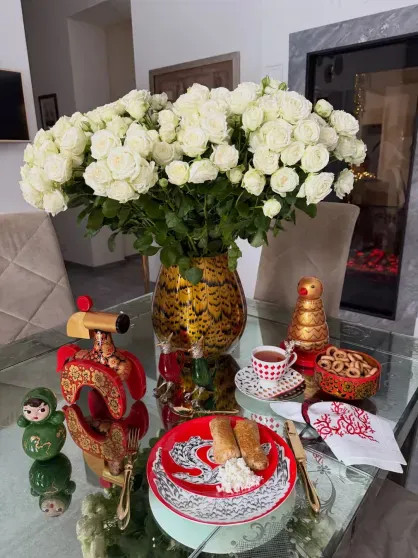 Блины с красной икрой и народные костюмы: как Яна Рудковская, Виктория Шелягова, Оксана Самойлова и Наталья Давыдова отмечают Масленицу instagram (инстаграм),социальная сеть,анджелина боня,викторий боня,Виктория Шелягова,г,Москва [1405113],григория добрыгина,Екатерина Волкова,Ксения Пунтус,Наталья Давыдова,Наталья Подольская,Никита Михалков,Оксана Самойлова,полина подплетенная,Яна Рудковская