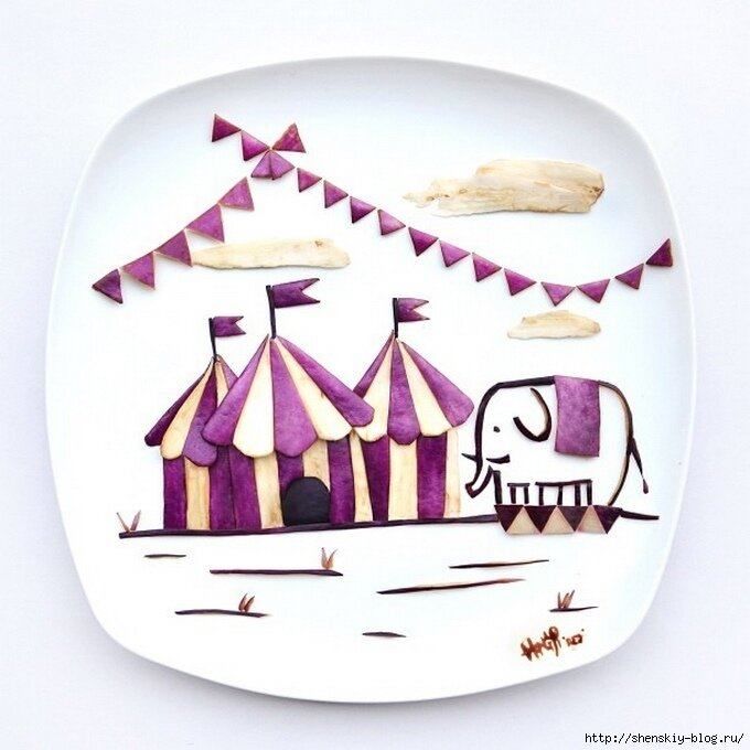 Фуд-арт: идеи для вдохновения Фуд-арт: идеи для вдохновения искусство,креатив,своими руками,сделай сам,фуд-арт