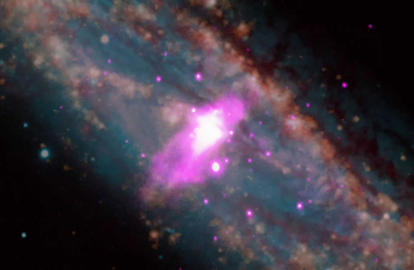 Галактические ветры впервые замечены в далекой Вселенной