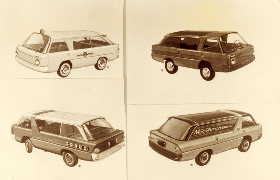 Мотор сзади, просторный салон и электропривод двери: провалившийся проект советского такси Марки и модели,ретро,такси