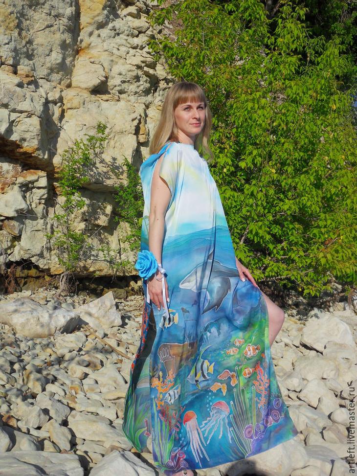 Создаем парео-трансформер в технике холодный батик парео