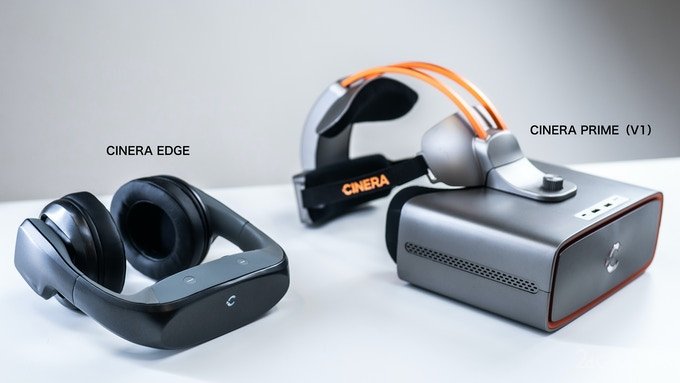 Персональный кинотеатр Cinera Edge в гарнитуре очков Cinera, Kickstarter, видео, пользователя, позволяет, персонального, кинотеатра, просматривать, Объем, качестве, обзора, долларов, памяти, версии, устройства, использовать, градусов, диагональю, протяжении, внутреннего