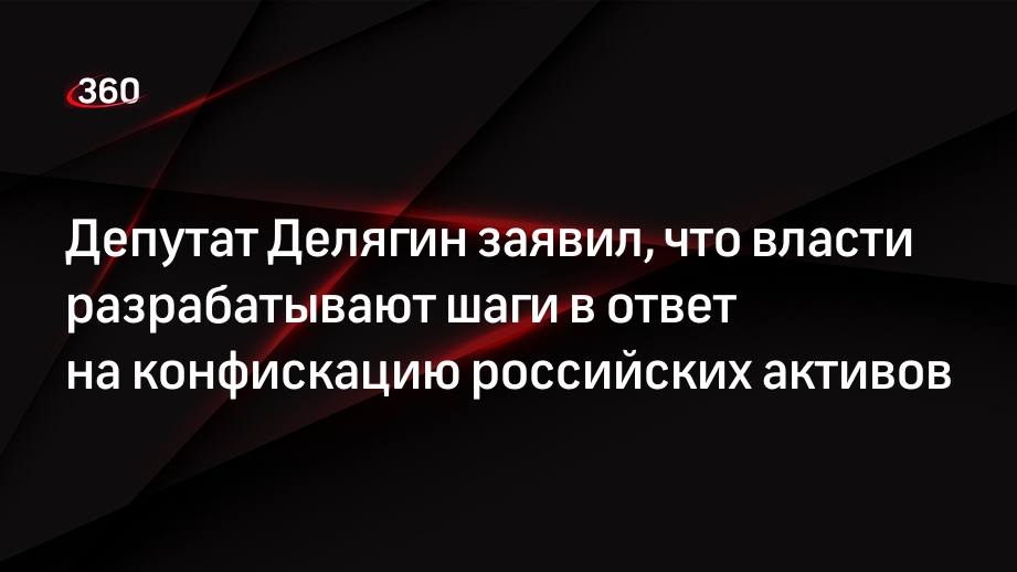 Депутат Делягин заявил, что власти разрабатывают шаги в ответ на конфискацию российских активов