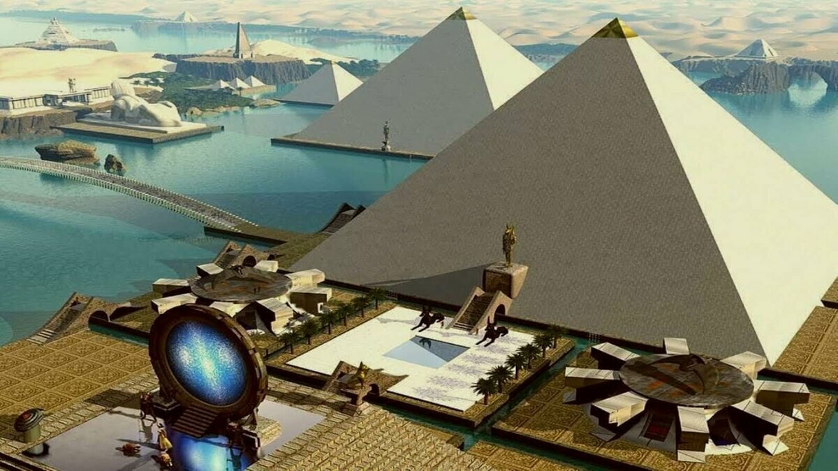 Пирамида Хеопса реконструкция