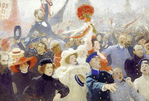 Илья Репин «17 октября 1905 года»