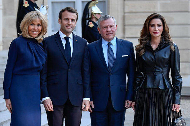 Эммануэль и Брижит Макрон встретились с королевой Ранией и королем Абдаллой II Эммануэль и Брижит Макрон встретились с королевой Ранией и королем Абдаллой II Новости