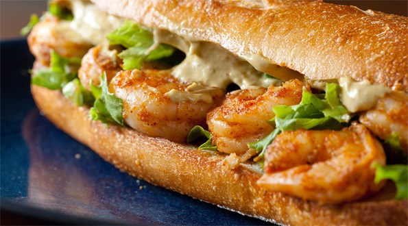 бутерброды с креветками