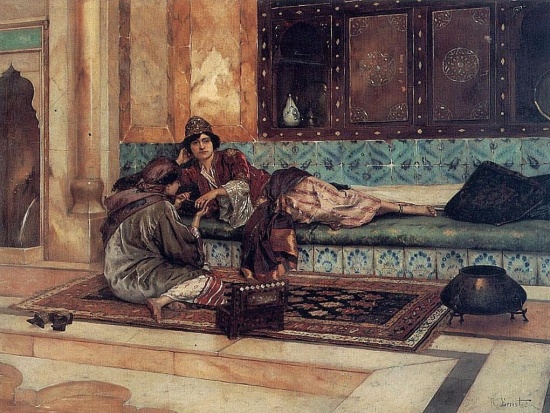 Мастер восточных сюжетов Rudolf, Эрнст, австрийского, Париж, Рудольфа, Рудольф, Ernst, художник, Востоку, Эрнста, Ближнему,   Восточные, большим, работы, экспонировал, успехом, Совершил, путешествий, несколько, выставках