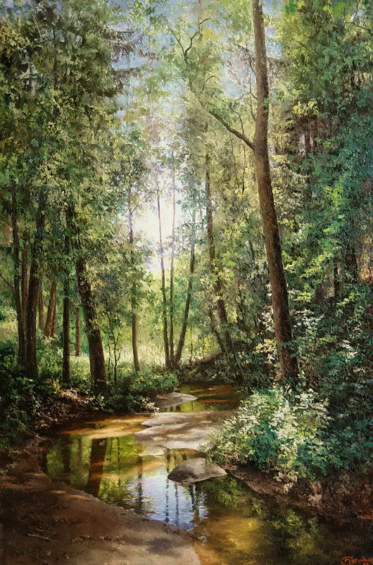 Художник Евгений Бурмакин. Русский пейзаж Художник Евгений Бурмакин. Русский пейзаж