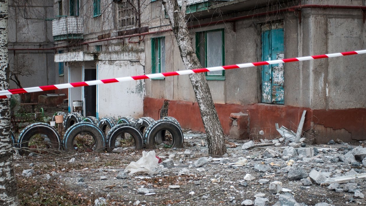 ДНР: обстрелом ВСУ повреждено здание поликлиники в Горловке