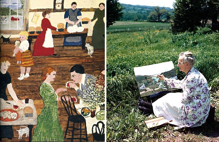 Как примитивная живопись Бабушки Мозес повлияла на ход холодной войны Как примитивная живопись Бабушки Мозес повлияла на ход холодной войны живопись