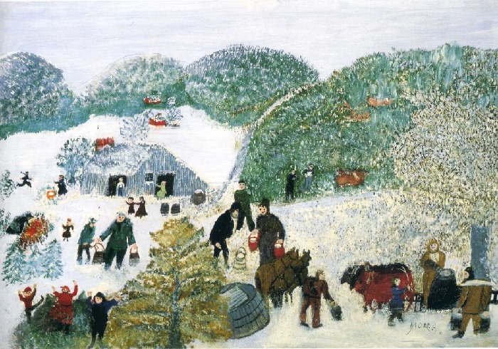 Как примитивная живопись Бабушки Мозес повлияла на ход холодной войны Как примитивная живопись Бабушки Мозес повлияла на ход холодной войны живопись