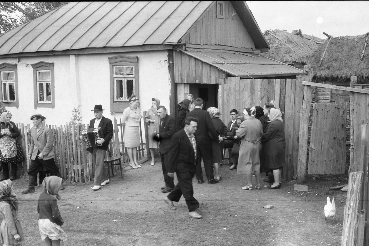 Сельская свадьба в Рязанской области. СССР . 1964 г.