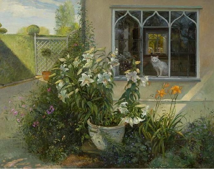 Лилии. Художник: Timothy Easton.