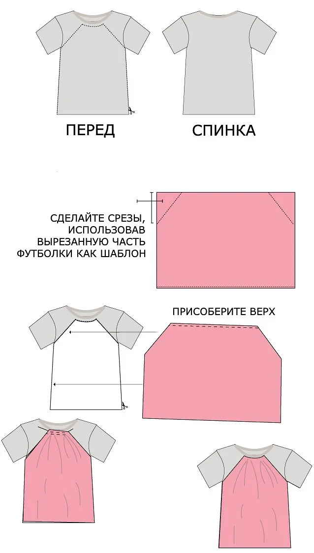 Как переделать футболку: 10 идей с инструкциями мастер-класс,новая жизнь старых вещей