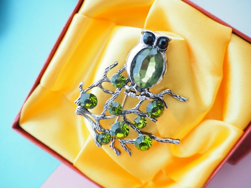 IZPROJECT owl brooch 