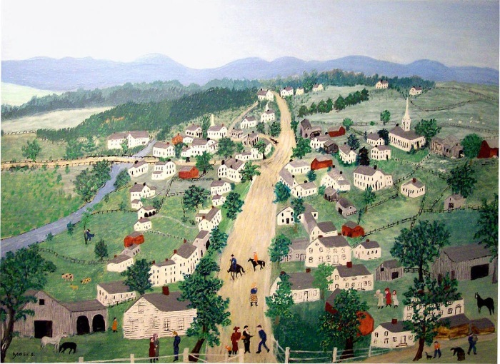 Как примитивная живопись Бабушки Мозес повлияла на ход холодной войны Как примитивная живопись Бабушки Мозес повлияла на ход холодной войны живопись