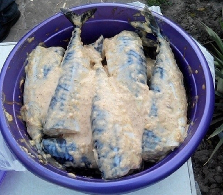 Вкуснейшая скумбрия на мангале