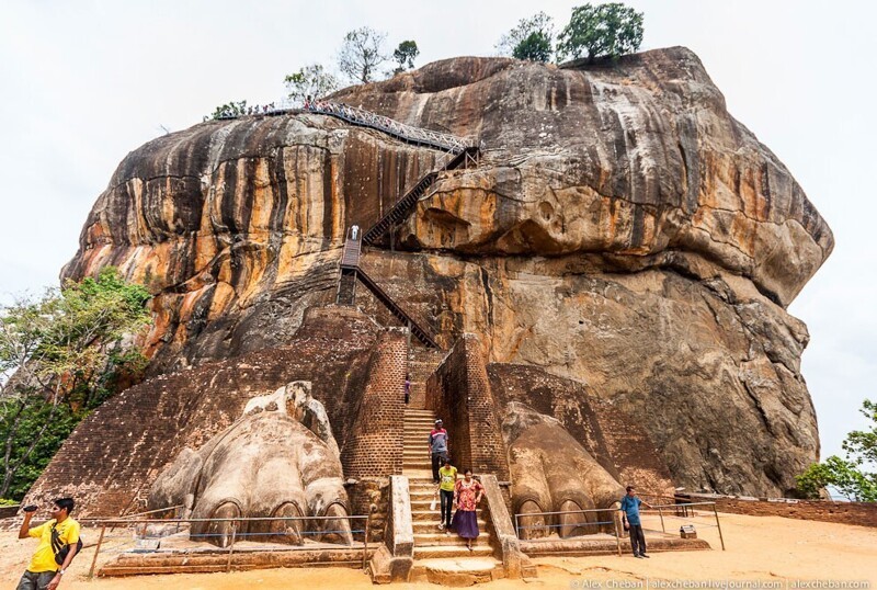 Сигирия — удивительный город, приютившийся на вершине скалы из первых уст,Сигирия,Шри-Ланка