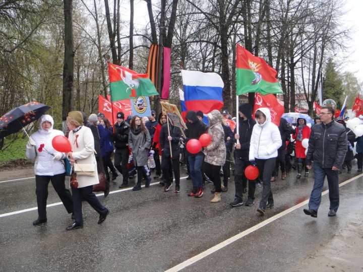 День Победы в северном Подмосковье, г.Талдом