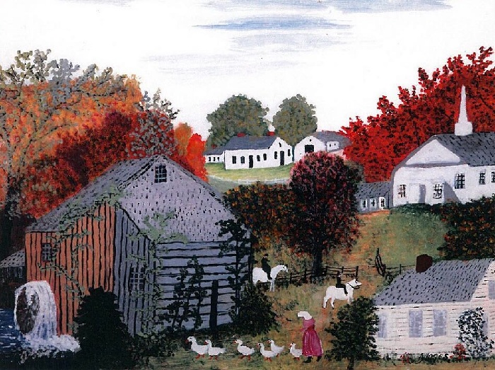 Как примитивная живопись Бабушки Мозес повлияла на ход холодной войны Как примитивная живопись Бабушки Мозес повлияла на ход холодной войны живопись