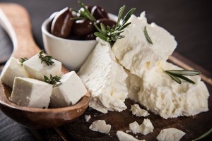 Greek cheese feta, still-life.