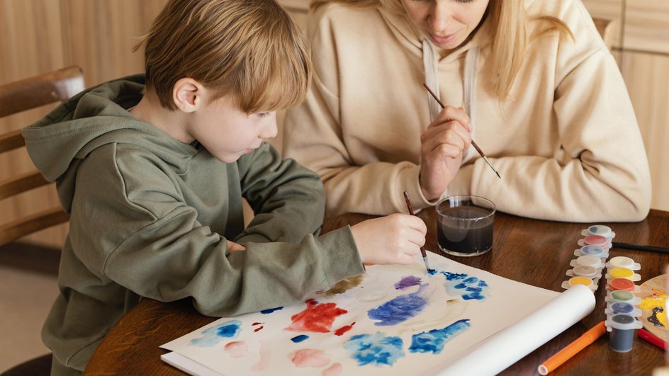 Мама с сыном Мама с сыном