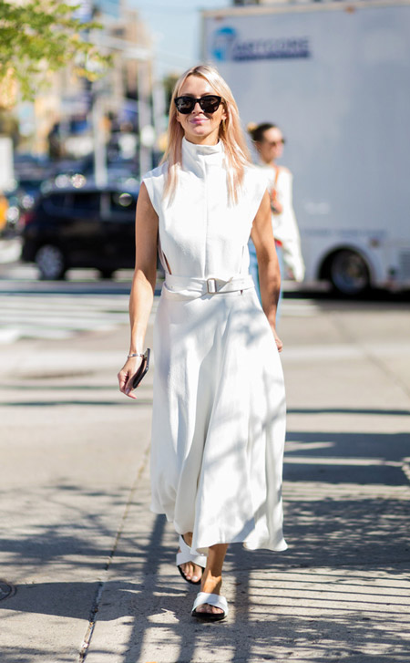 Zanna Roberts - уличная мода Нью-Йорка весна/лето 2017