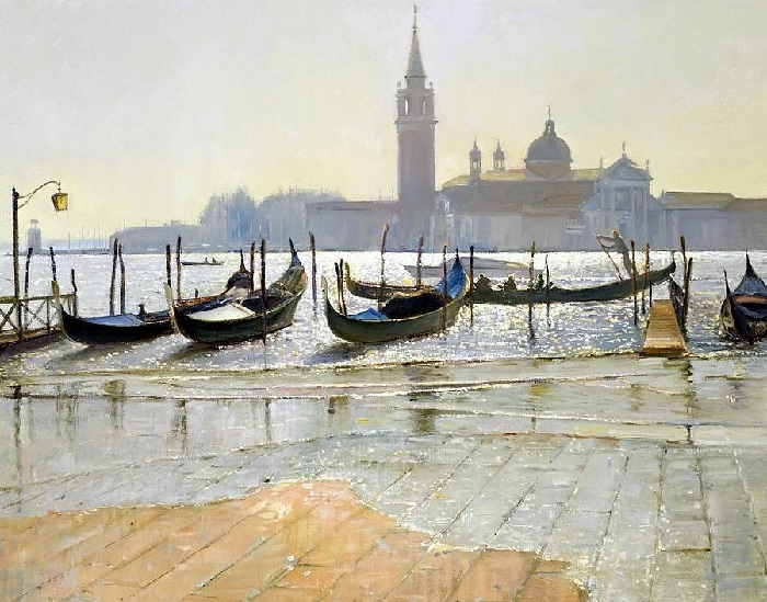 Венеция на рассвете (Venice at Dawn). Художник: Timothy Easton.