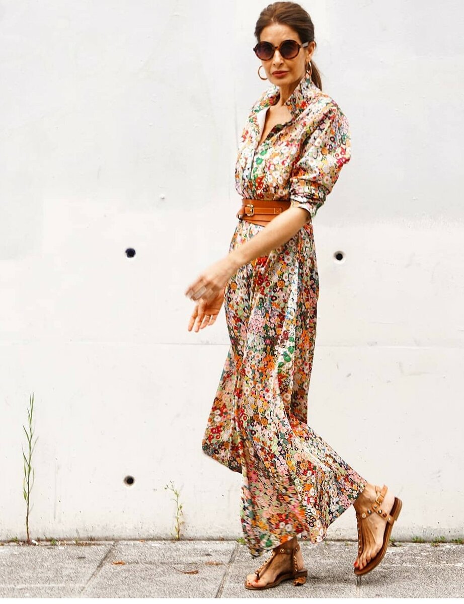 Элегантность с цветочным принтом: как быть стильной, надев платье в цветочек
