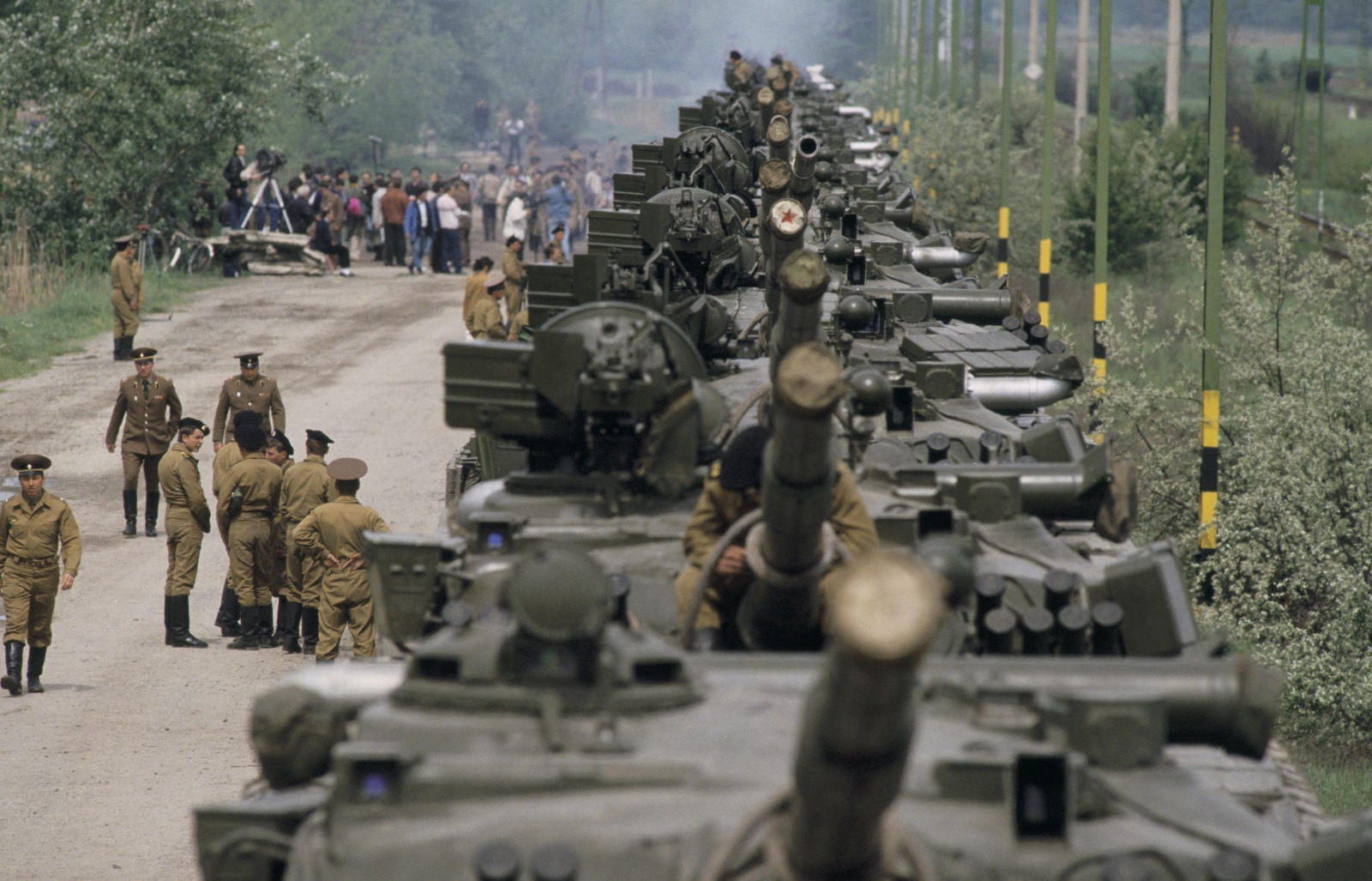 Вывод советских танков из Будапешта, 25 апреля 1989