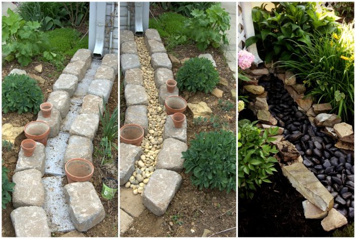 Идеи создания необычной ливневой системы в частном доме для дома и дачи,ландшафтный дизайн