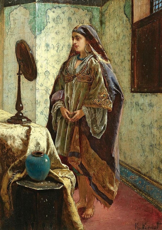 Мастер восточных сюжетов Rudolf, Эрнст, австрийского, Париж, Рудольфа, Рудольф, Ernst, художник, Востоку, Эрнста, Ближнему,   Восточные, большим, работы, экспонировал, успехом, Совершил, путешествий, несколько, выставках