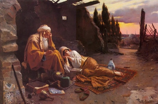 Мастер восточных сюжетов Rudolf, Эрнст, австрийского, Париж, Рудольфа, Рудольф, Ernst, художник, Востоку, Эрнста, Ближнему,   Восточные, большим, работы, экспонировал, успехом, Совершил, путешествий, несколько, выставках
