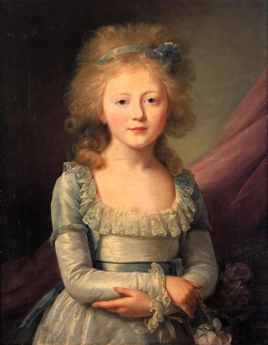 «Портрет великой княжны Елены Павловны в детстве», худ. Жан-Луи Вуаль, 1792 год