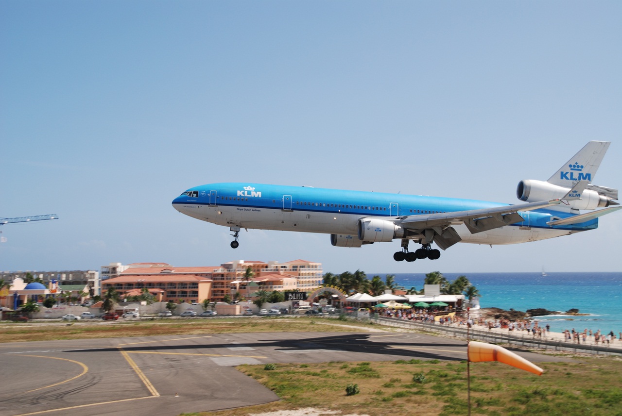 Princess Juliana International Airport in Saint Martin