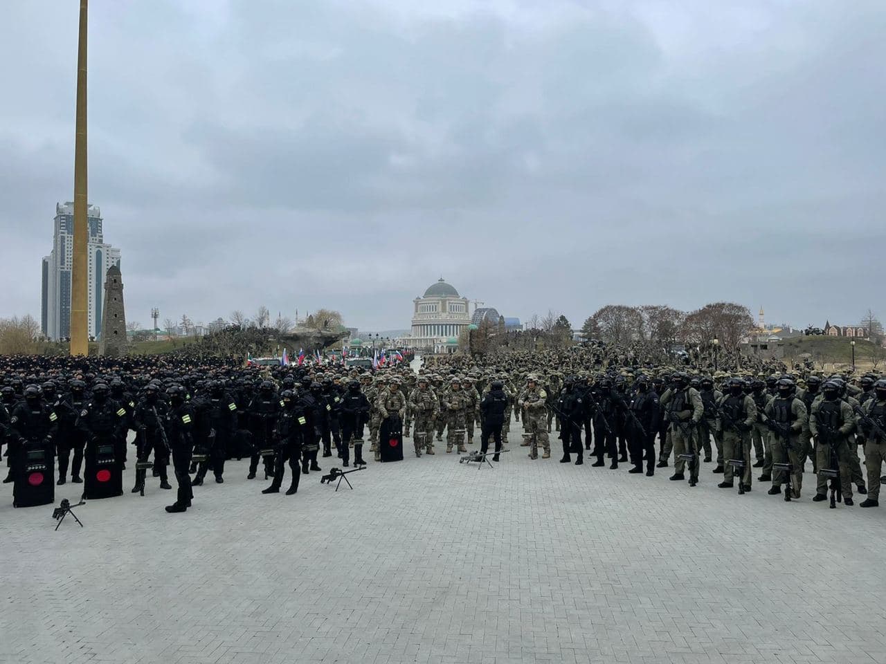 Чеченские войска на Украине