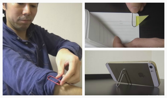 На каждый день: 15 крутых лайфхаков с канцелярской скрепкой