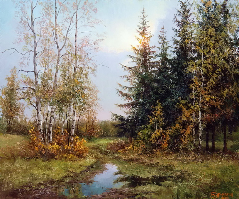 Художник Евгений Бурмакин. Русский пейзаж Художник Евгений Бурмакин. Русский пейзаж