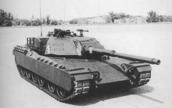 Экспериментальный танк XM-1 компании Geniral Motors