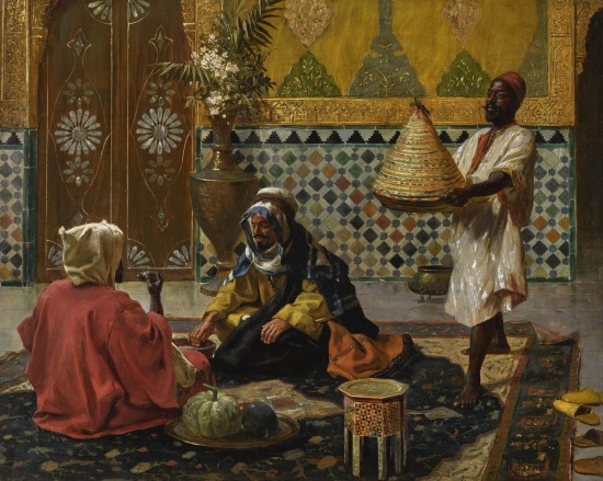 Мастер восточных сюжетов Rudolf, Эрнст, австрийского, Париж, Рудольфа, Рудольф, Ernst, художник, Востоку, Эрнста, Ближнему,   Восточные, большим, работы, экспонировал, успехом, Совершил, путешествий, несколько, выставках