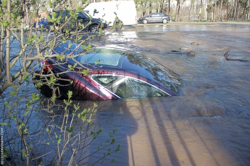 Страшный сон россиянина - весна весна, дороги, россия