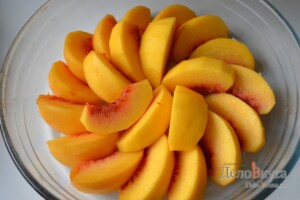 Карамелизированные персики. Начинка из персиков десерты,кулинария