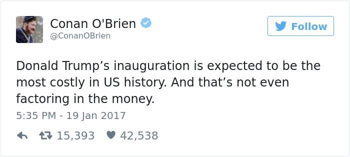10+ Of The Best Tweets About President Donald Trump's Inauguration