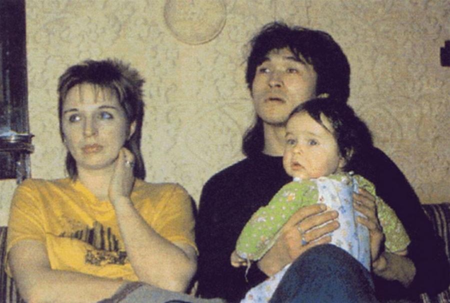 Марианна и Виктор с иx сыном Сашей. 1985
