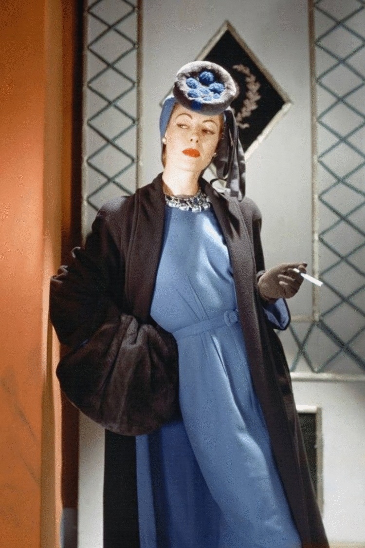 Гламурные 40-е в цвете и отличном качестве 