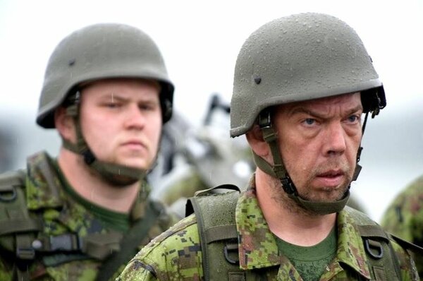 Эстонские резервисты готовы к бою