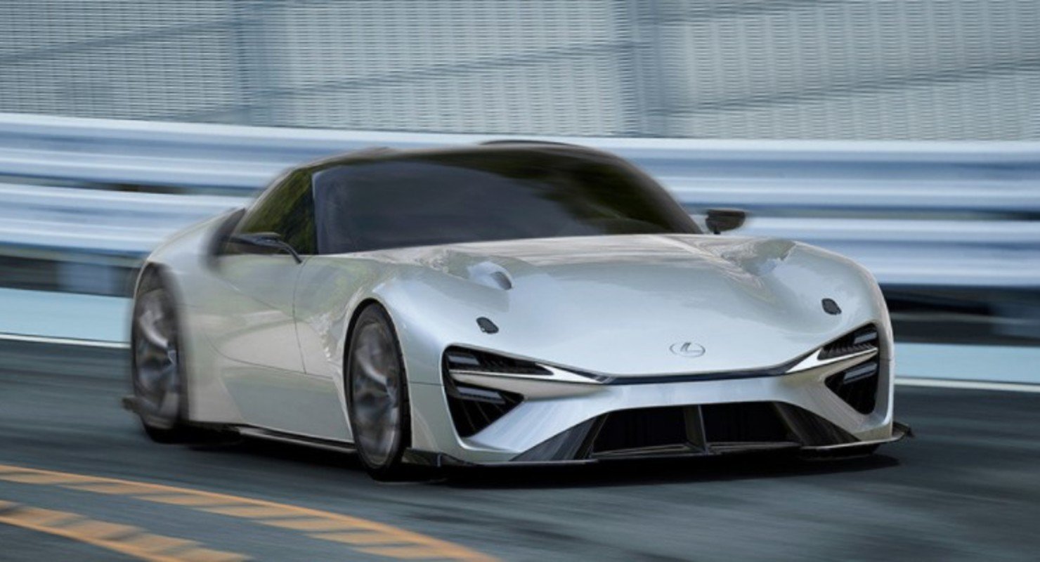 Lexus показала перспективный электрический суперкар под условным названием Electric Supercar