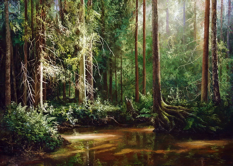 Художник Евгений Бурмакин. Русский пейзаж Художник Евгений Бурмакин. Русский пейзаж