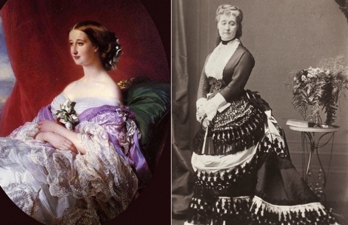 Французская императрица Евгения - любительница нарядов Чарльза Ворта.